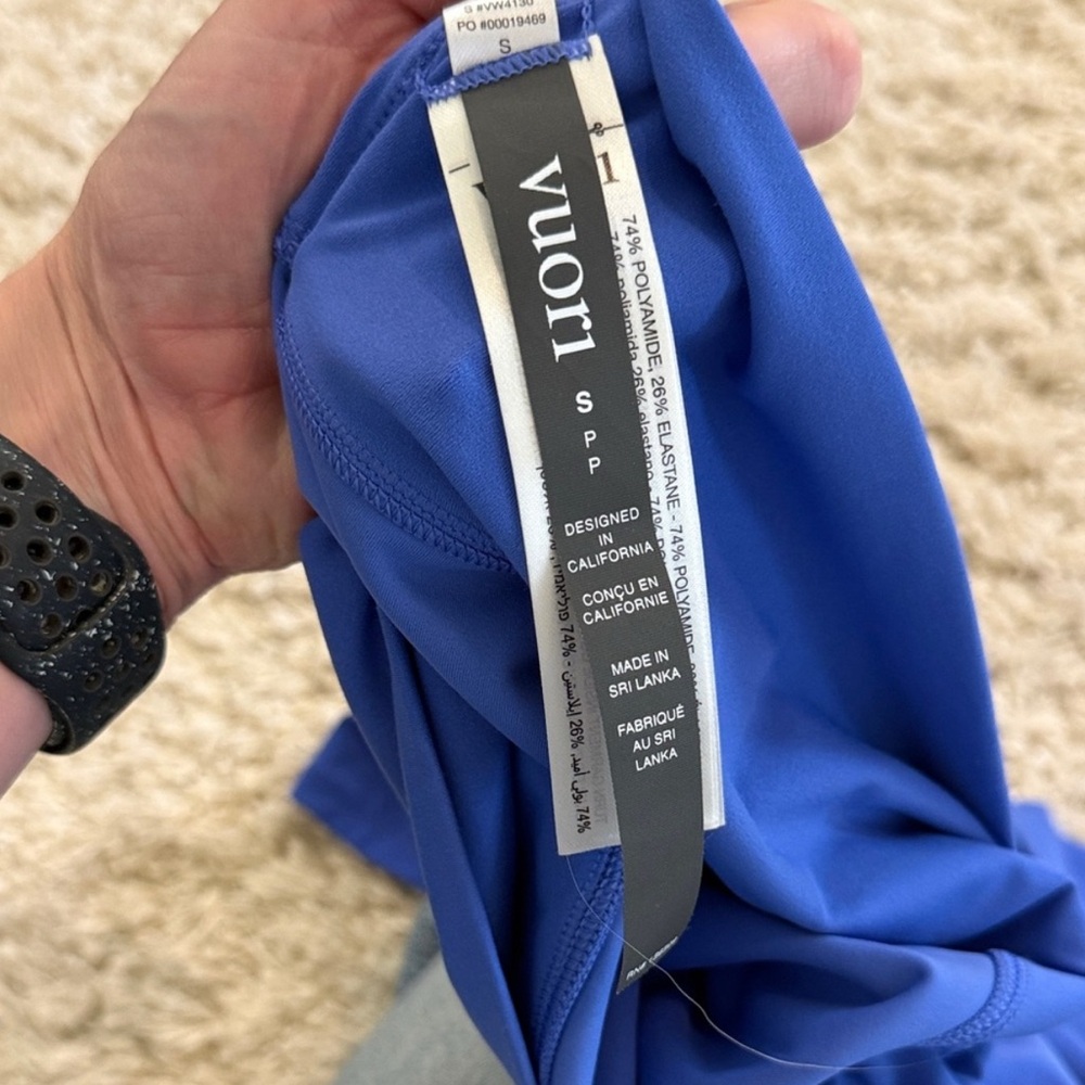 Vuori All The Form Leggings - Bright Iris - Picture 6 of 9